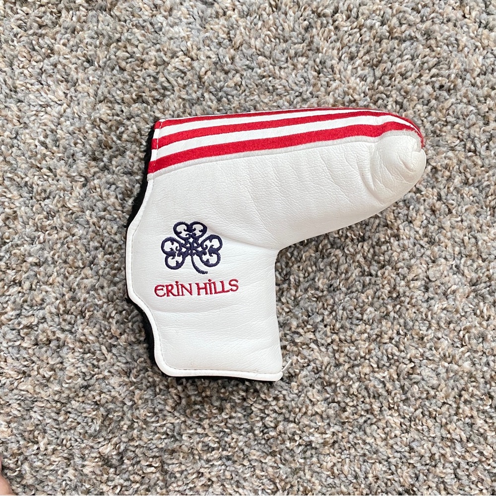 Erin Hills USA Flag Big Clover Putter Head Cover